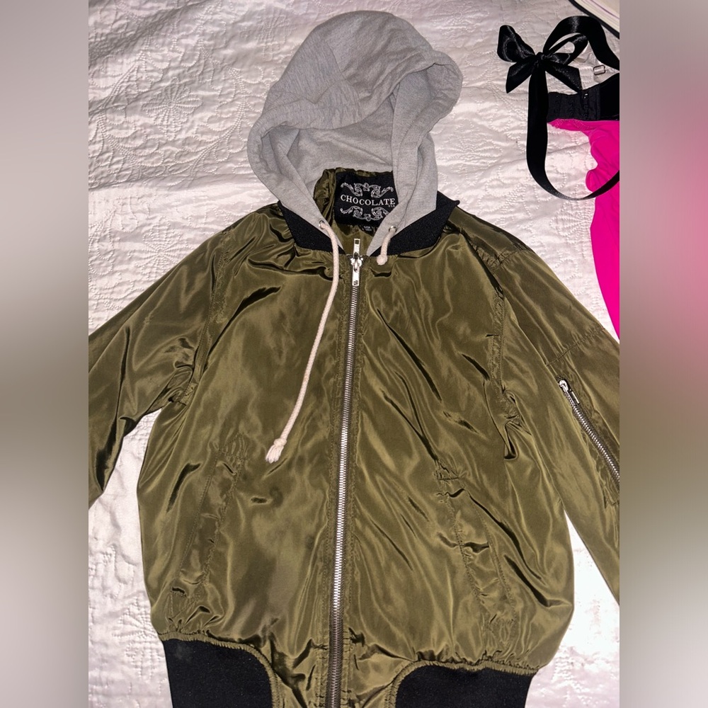 Beautiful CHOLOLATE Green jacket
